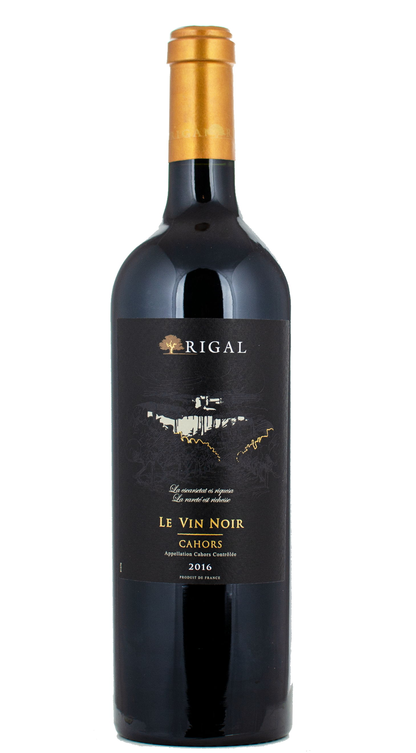 Le Vin Noir Malbec Cahors Rigal, rot