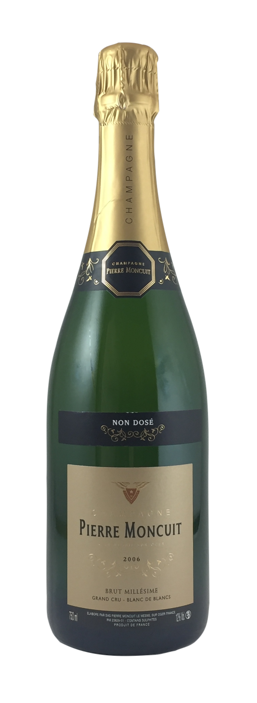 Champagne Pierre Moncuit - Blanc de BlancMillesime 2006 Non Dose