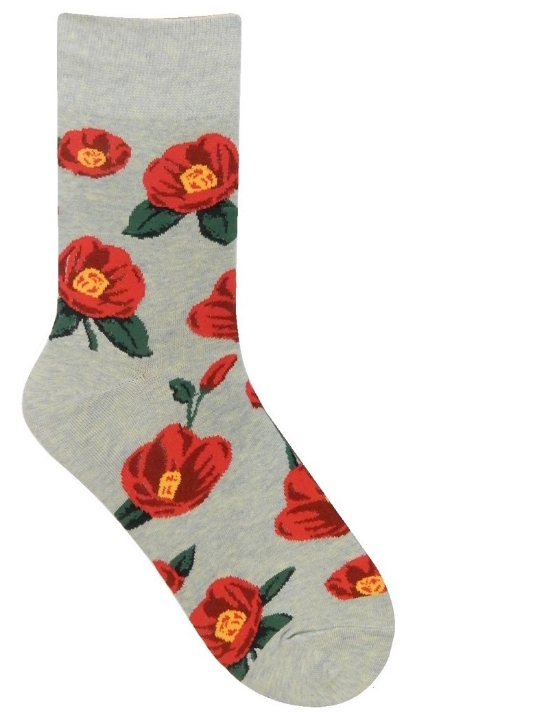Mohnblumen Socken ** Gr. 36-41/42-47