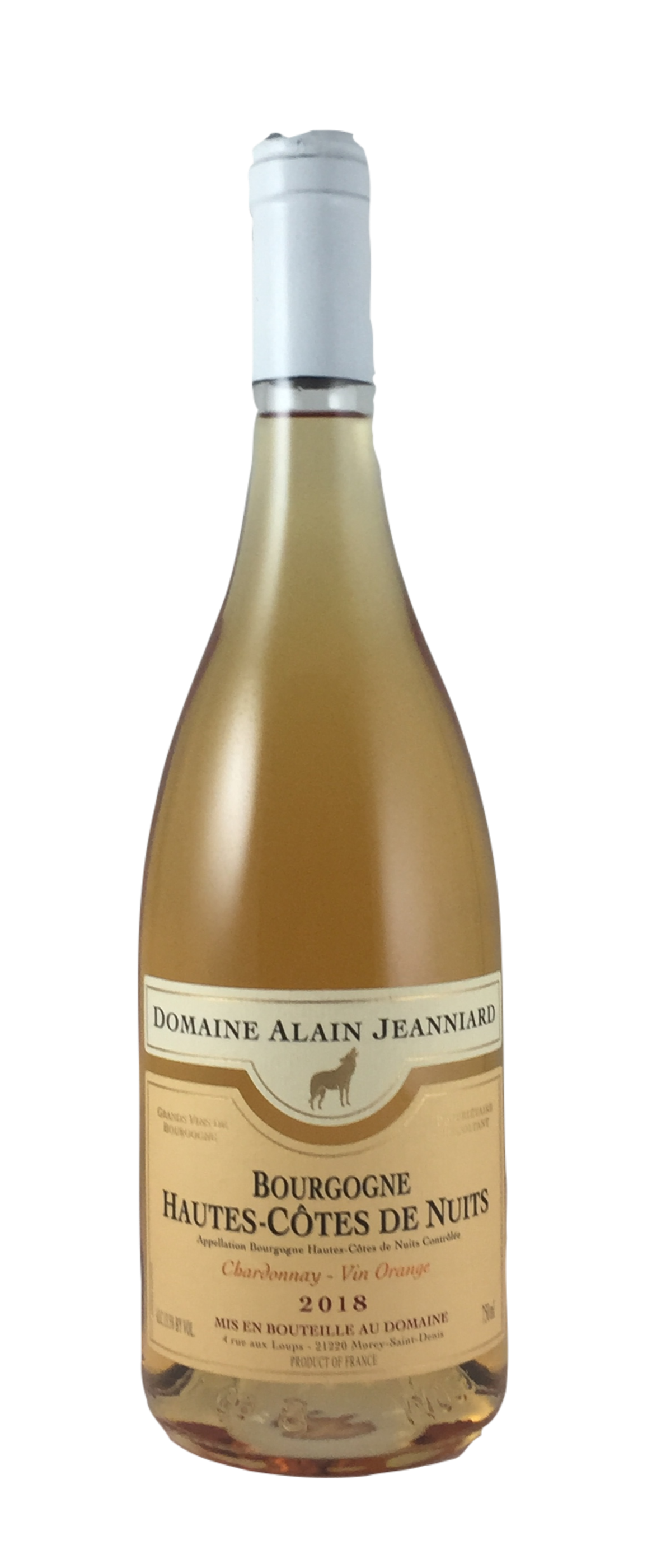 Domaine A. Jeanniard 	- Chardonnay "Vin Orange" 2018