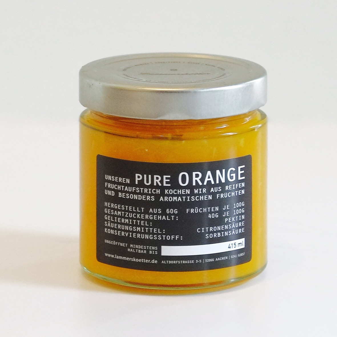 Pure Orange Fruchtaufstrich